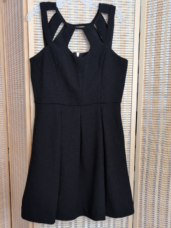 Betsey Johnson Dresses & Skirts - Betsey Johnson Black Cutout Fit-and-Flare Mini Dress